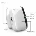 WiFi Range Extender with Easy WPS Setup.