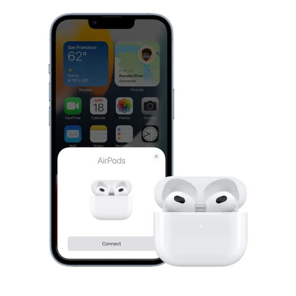 Apple AirPods 3 3rd Gen Copy Perfect Replica - A high-quality replica offering seamless connectivity and crystal-clear sound.