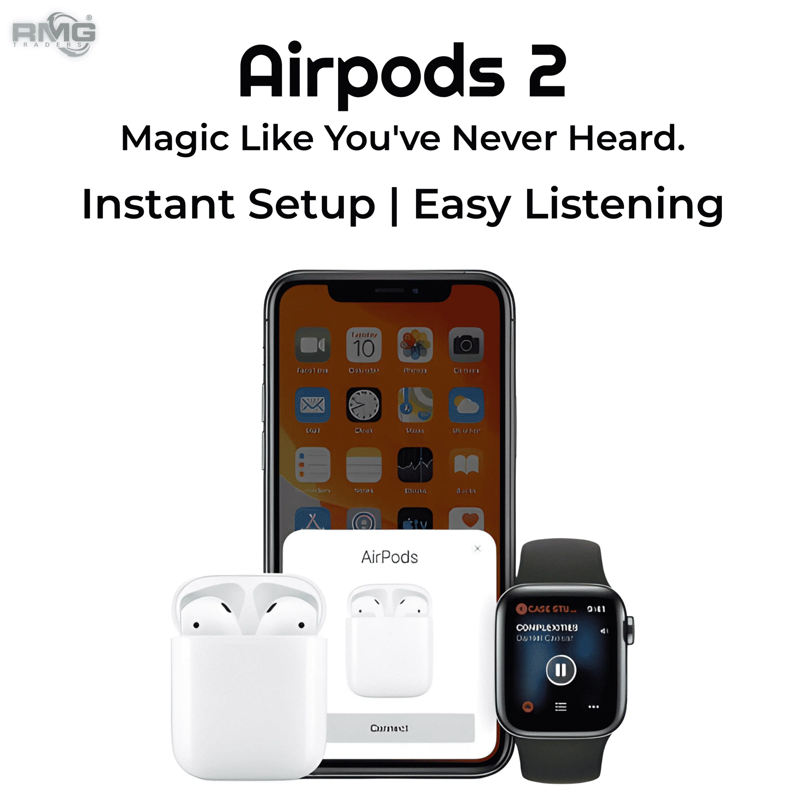 Master copy Airpods Pod 2 - your ultimate wireless companion.
