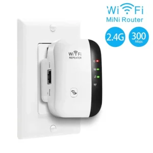 Plug-in WiFi Signal Amplifier with IEEE802.11n Support.