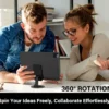 Adjustable phone holder stand for desk organization