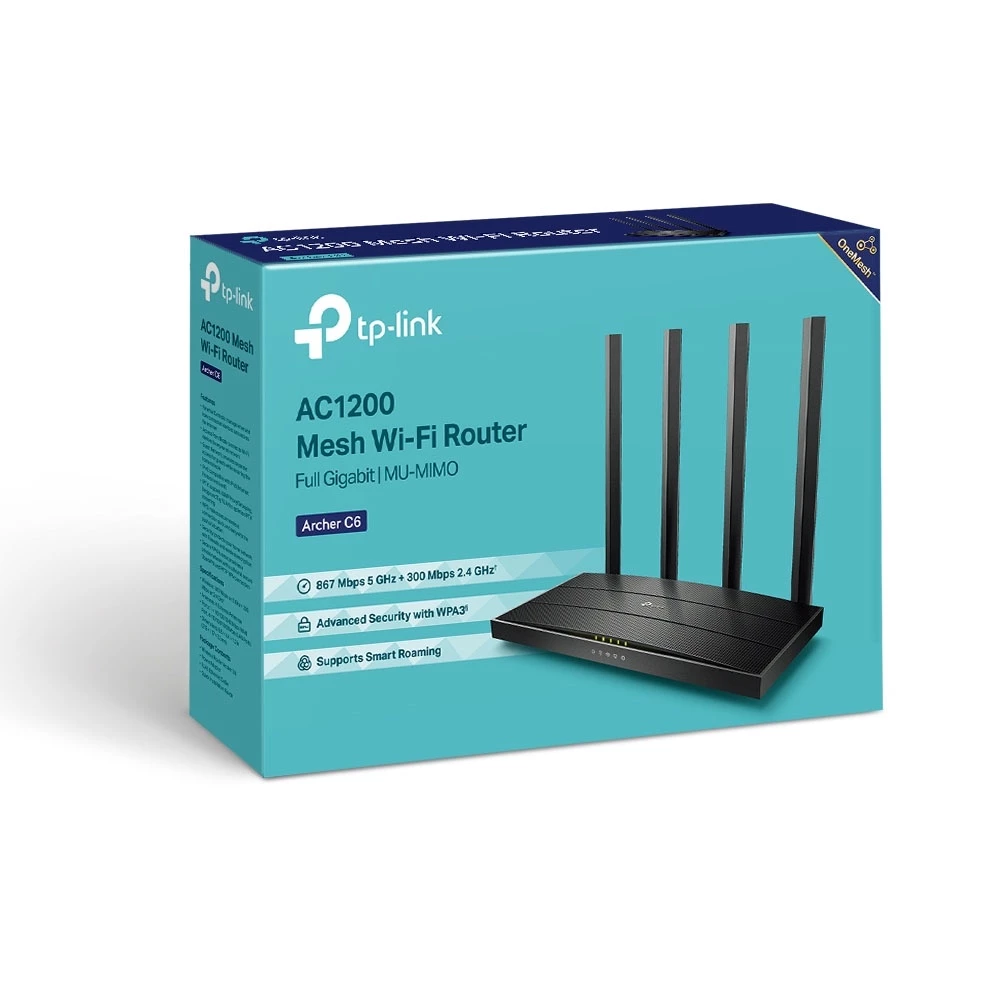 TP-Link Archer C6: AC1200 Wireless Gigabit Router