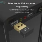 Wireless Bluetooth Adapter / Compact BT 5.1 Bluetooth Adapter USB Dongle