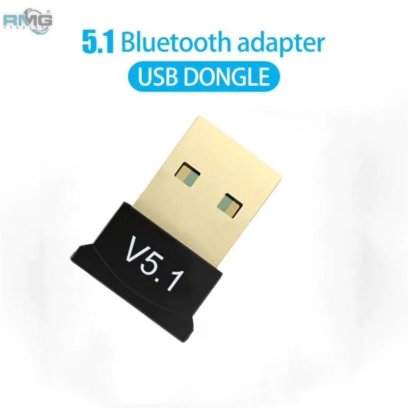 Wireless Bluetooth Adapter , BT 5.1 Wireless Bluetooth Adapter USB Dongle - Black