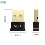Wireless Bluetooth Adapter BT 5.1 USB Dongle - Multi-Device Audio Connectivity