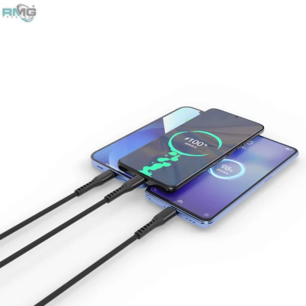 Image of a 3-in-1 Fast Charge Cable: Versatile cable for your devices
