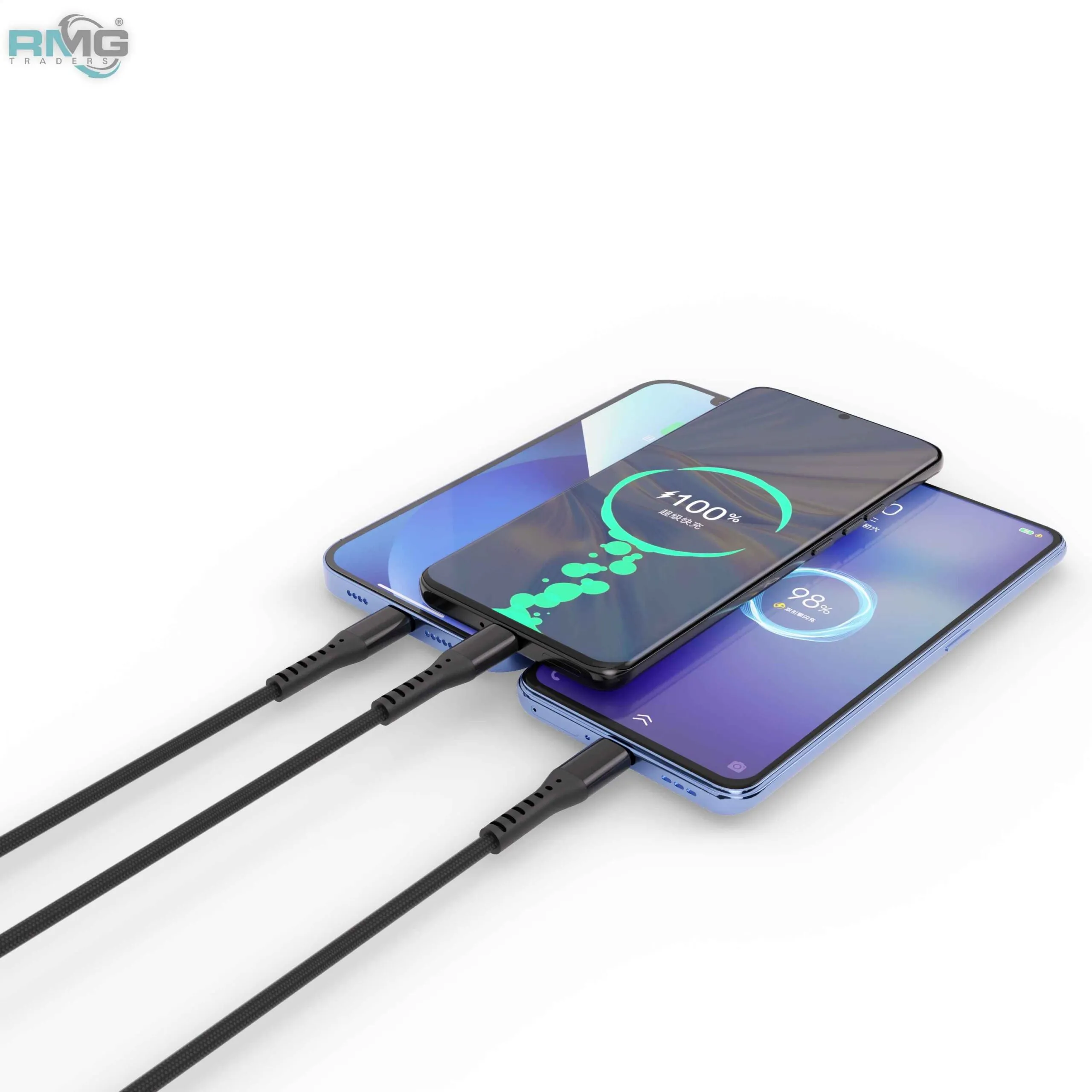 Image of a 3-in-1 Fast Charge Cable: Versatile cable for your devices