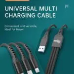 Image of a 3-in-1 Fast Charge Cable: Fast charging for all ports