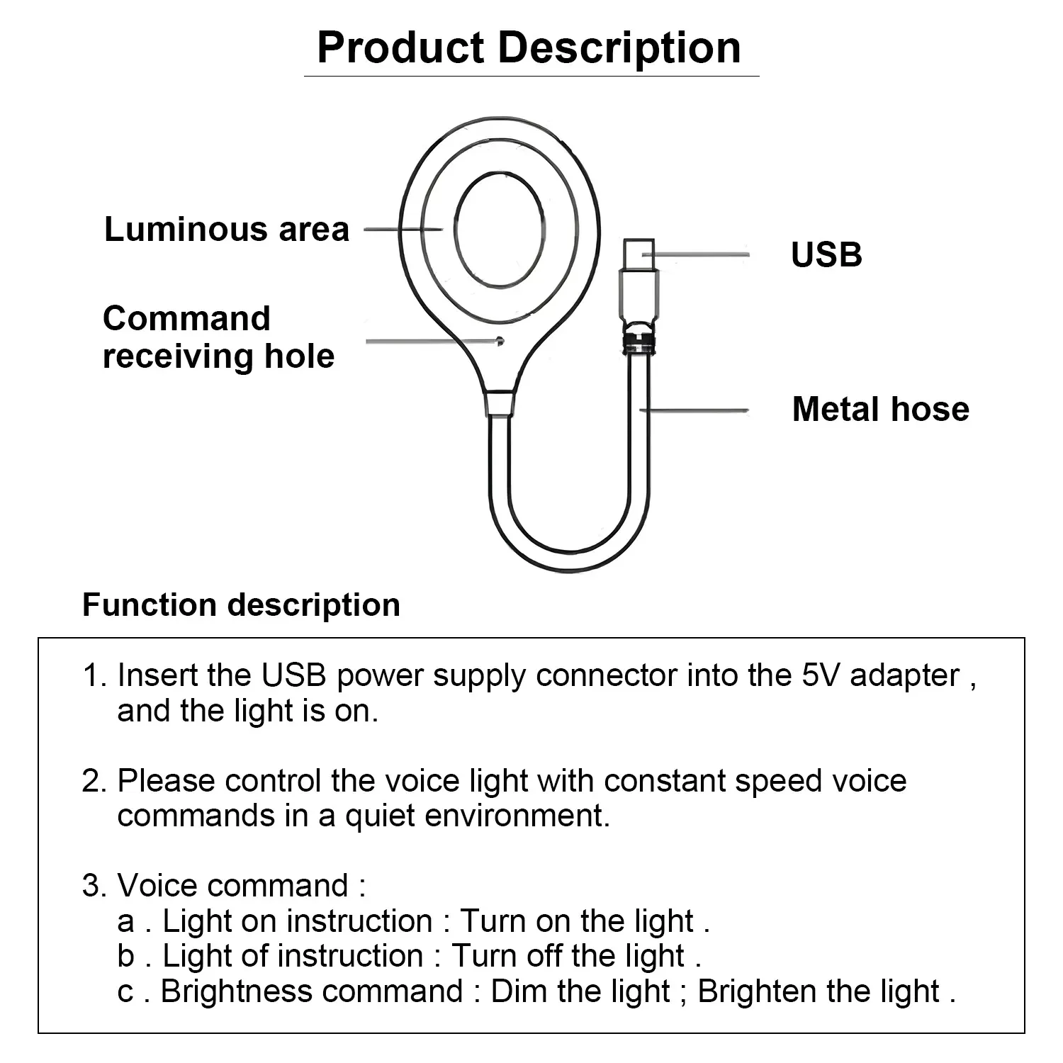 Intelligent USB Lamp for Home or Office