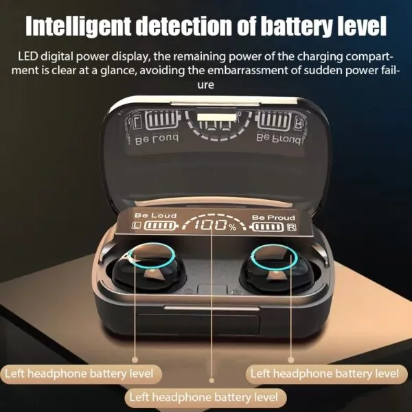 M30 TWS Wireless Earbuds: Bluetooth, Mic, Noise Cancelling