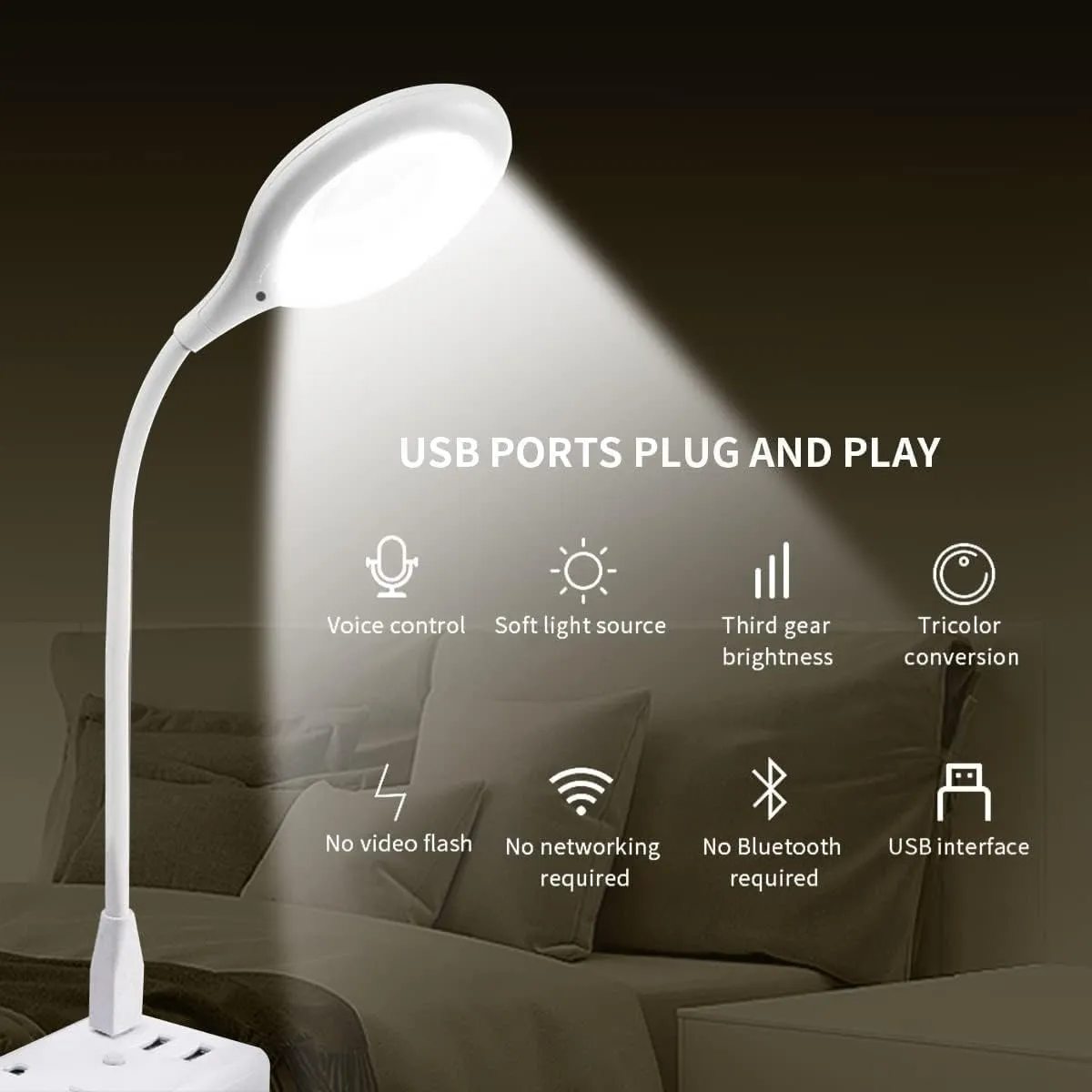 Compact and Portable LED Reading Lamp