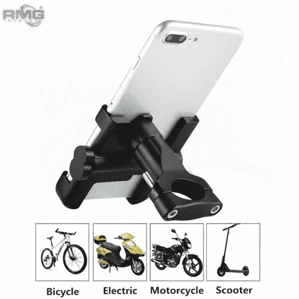 Stay Connected: 360° Phone Holder for Motorcycles & Bikes