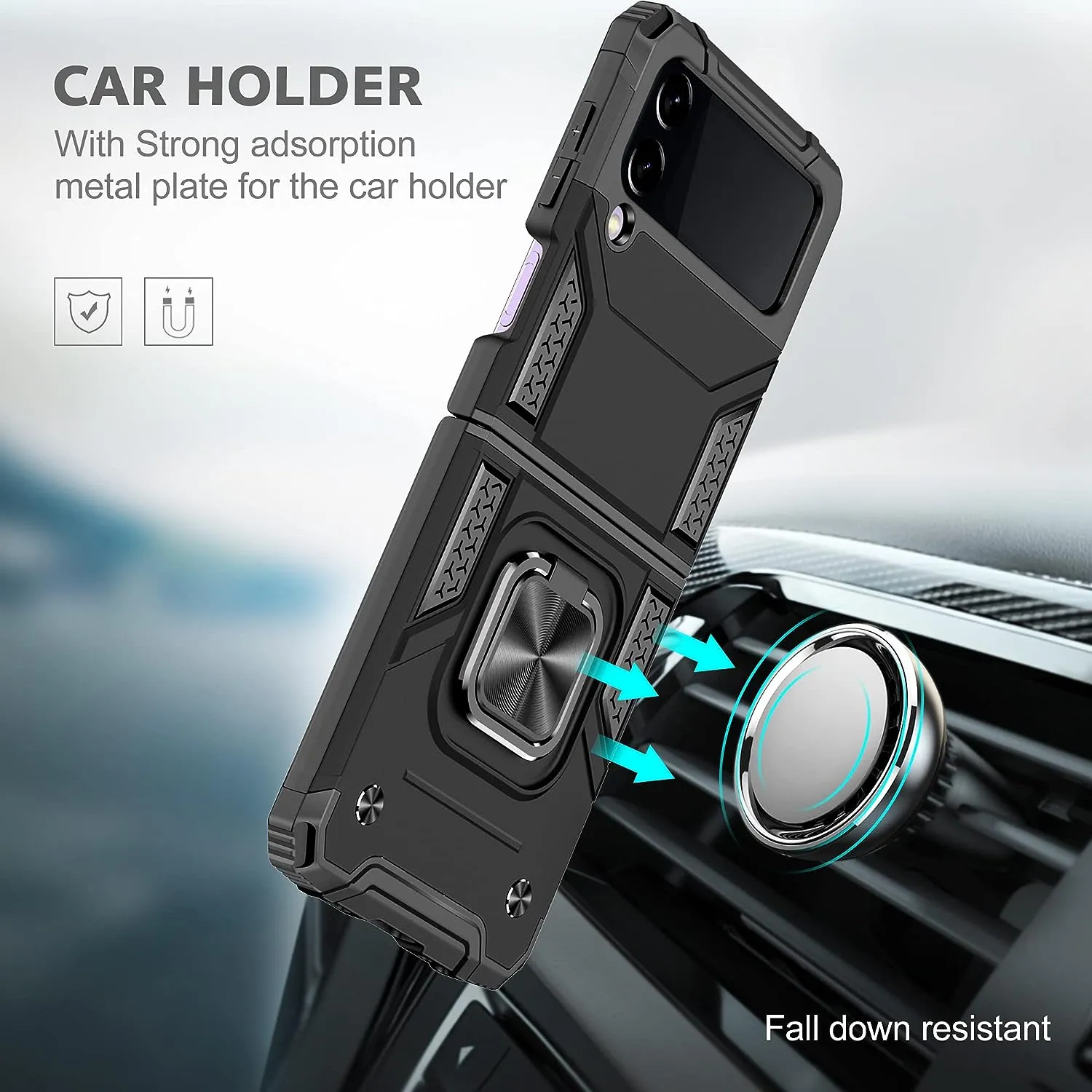 Heavy Duty Protective Cover for Samsung Galaxy Z Flip 4