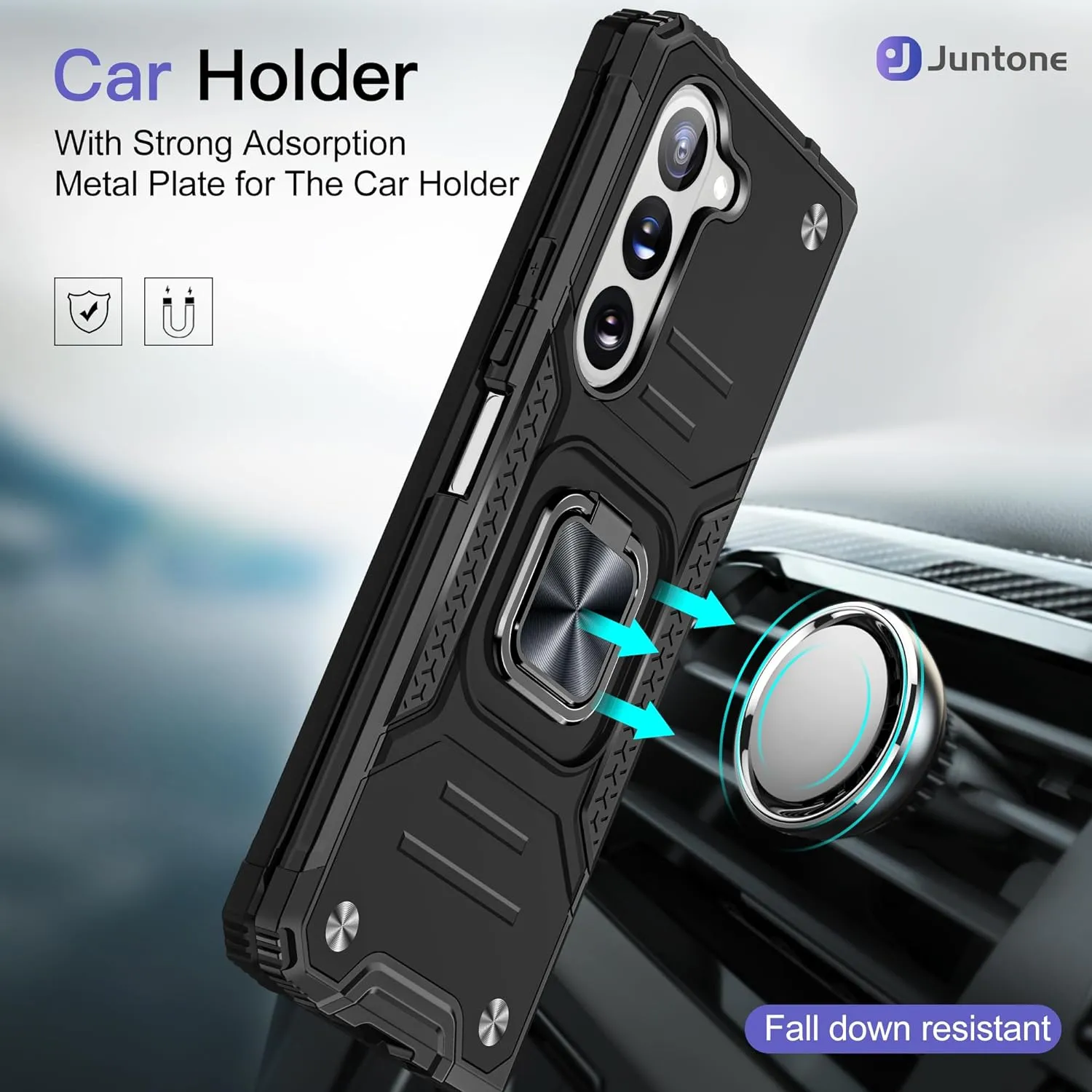 Samsung Galaxy Z Fold 5 Case with Ring Stand