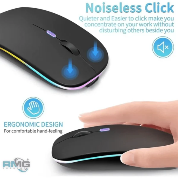 Rechargeable Wireless Mouse: Effortless Connectivity for Work or Play
