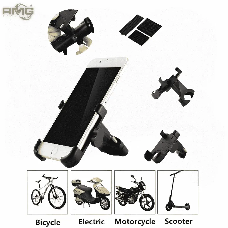 Secure Your Phone: 360° Adjustable Phone Holder for Motorcycles & Bikes