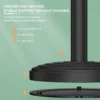 Live broadcasting accessory: retractable phone stand