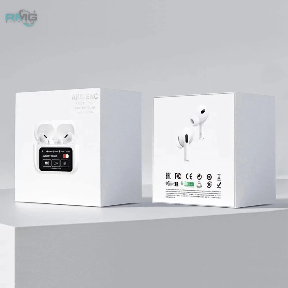 AirPods Pro 2: Digital Display Edition - Stylish and modern design