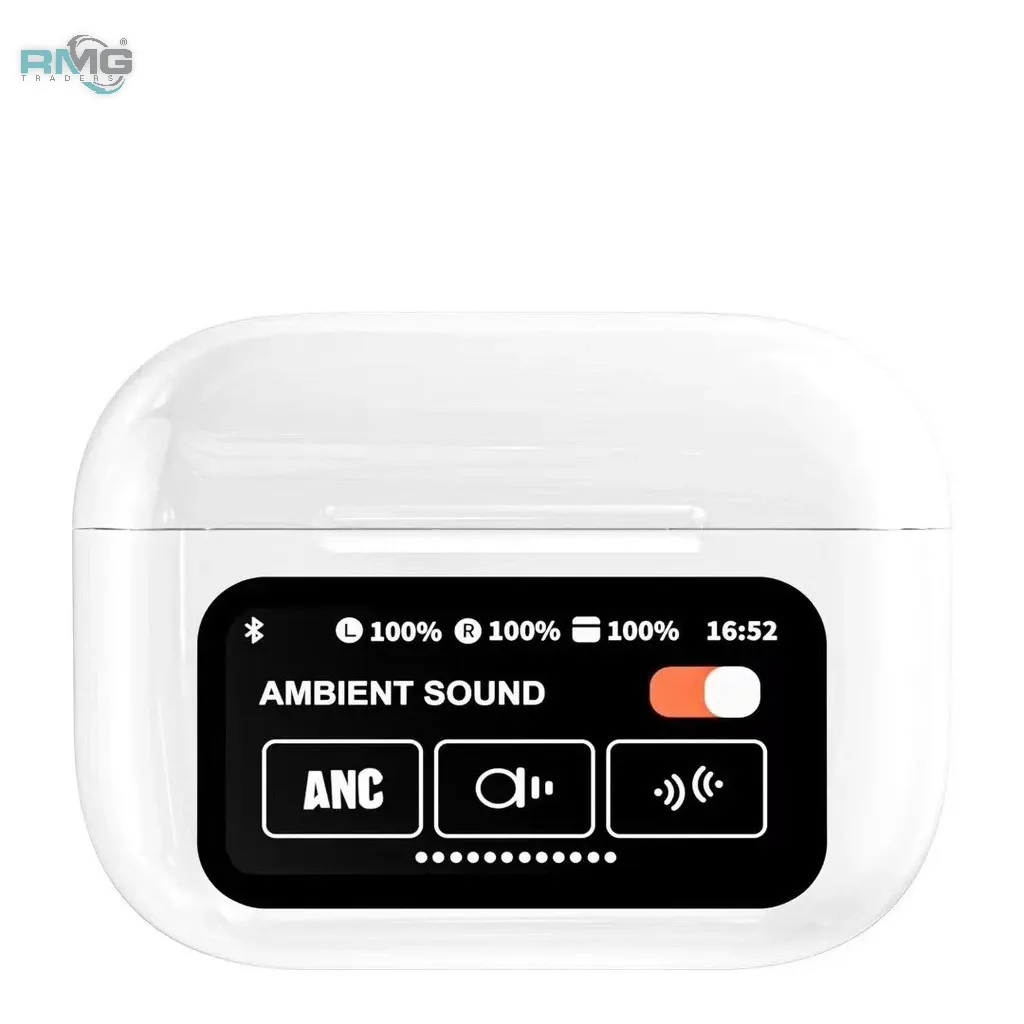 AirPods Pro 2: Sleek design with digital screen