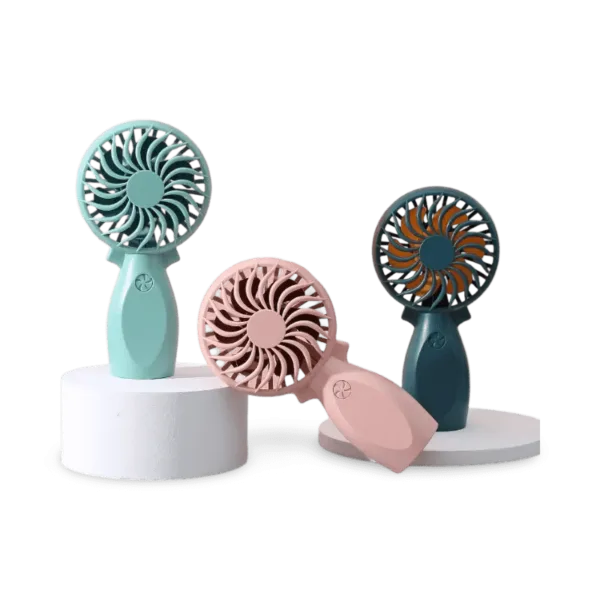 Portable Mini USB Fan - Rechargeable Handy Pocket Size
