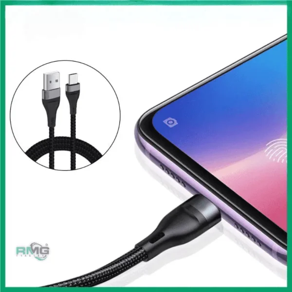 Metal woven design of YOUshengku Type C 6A Super Fast Charging Cable