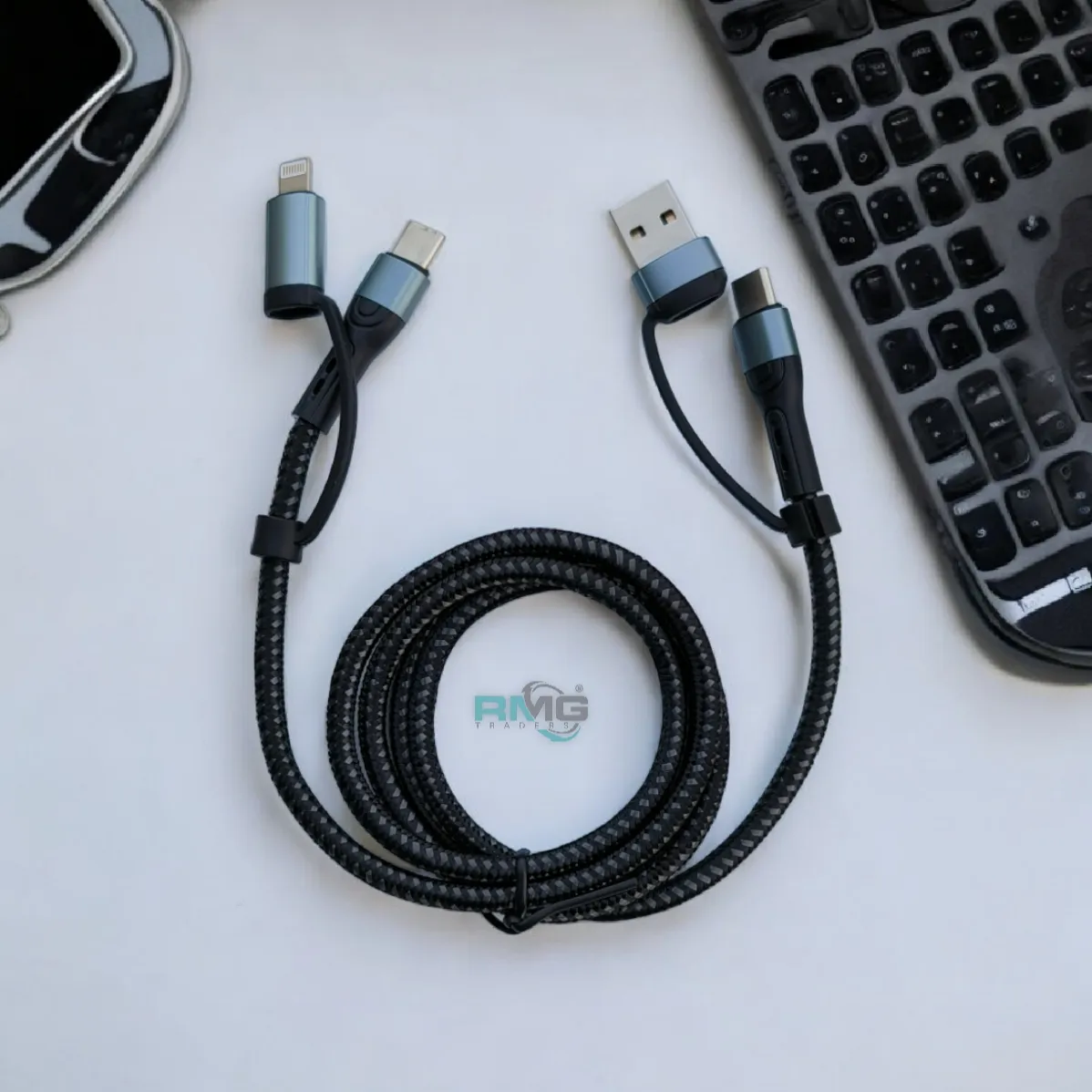 Reshurk 65W 4in1 Pure Copper Data Cable in packaging