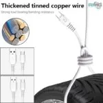 Universal 6A Charge Cable - Type-C/Micro USB/Lightning