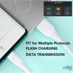 Fast Charge Cable for Type-C, Micro USB, and Lightning devices