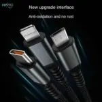 RMG Ready Stock 3-in-1 Quick Charger Cable