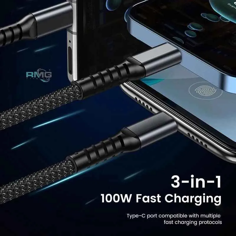 Anti-Breakage 100W Charging Cable
