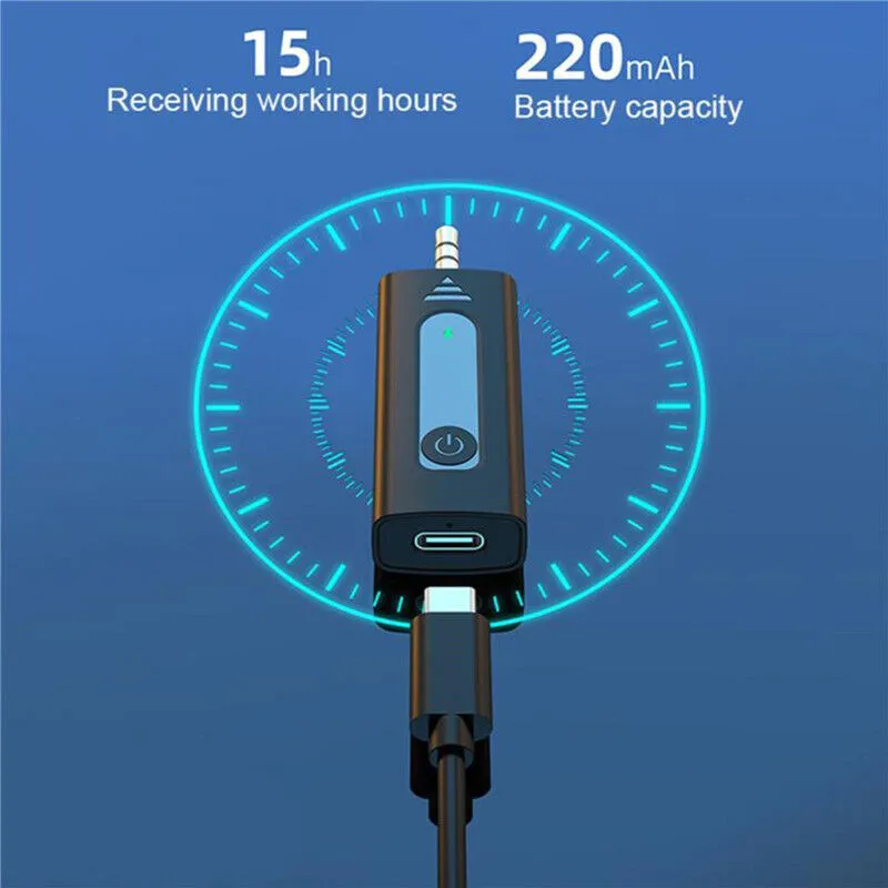 Compact K35 Wireless Lavalier Mic ideal for interviews and presentations.