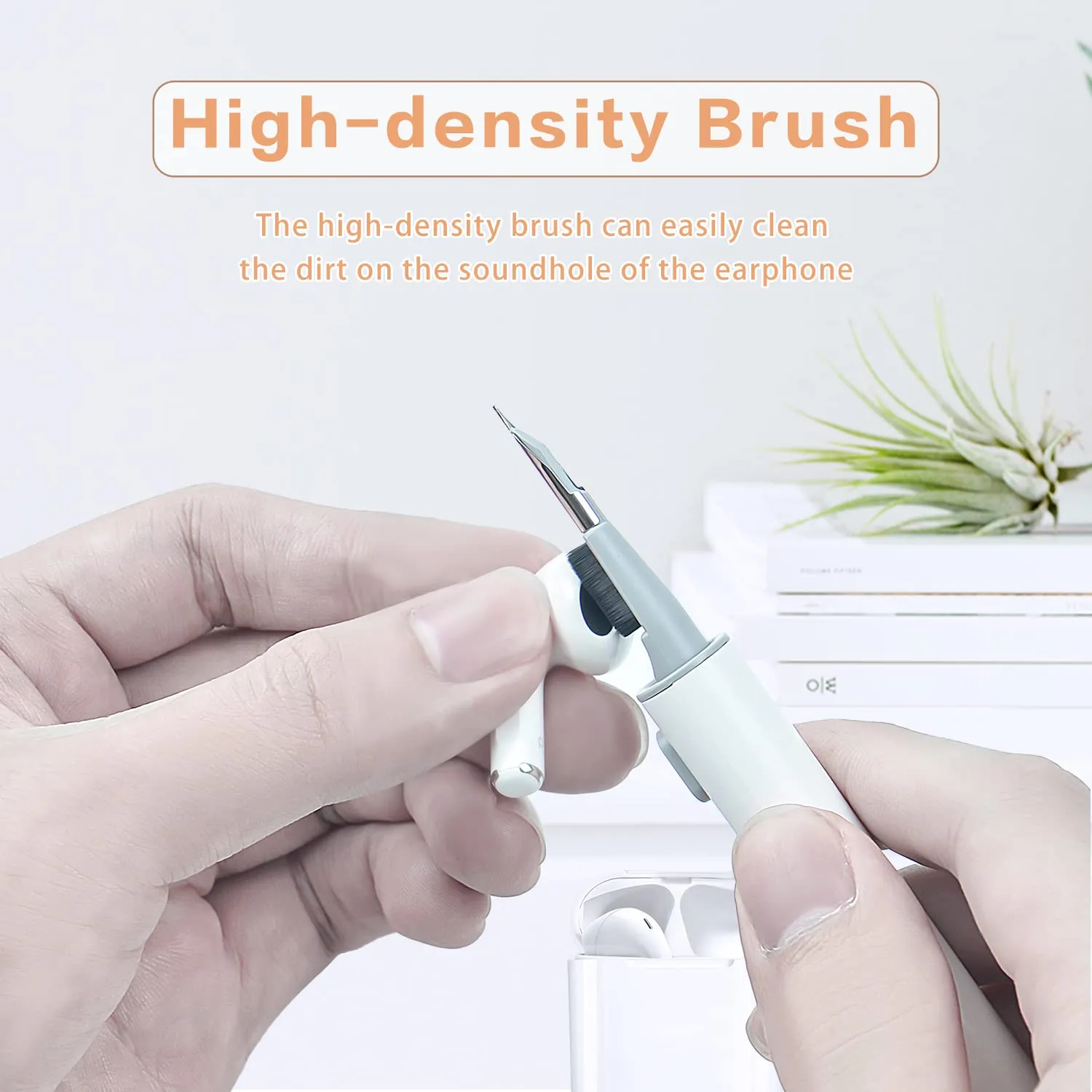 In-Ear Headphones Cleaner with Soft Brush