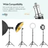 Plokama PK8899 Stable Tripod Stand Adjustable Height