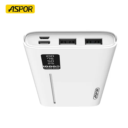 Aspor A330 Portable Charger - USB Ports

