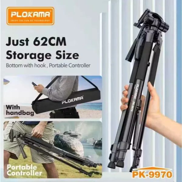 PK9970 Tripod with Extendable Legs for Stability & Precision