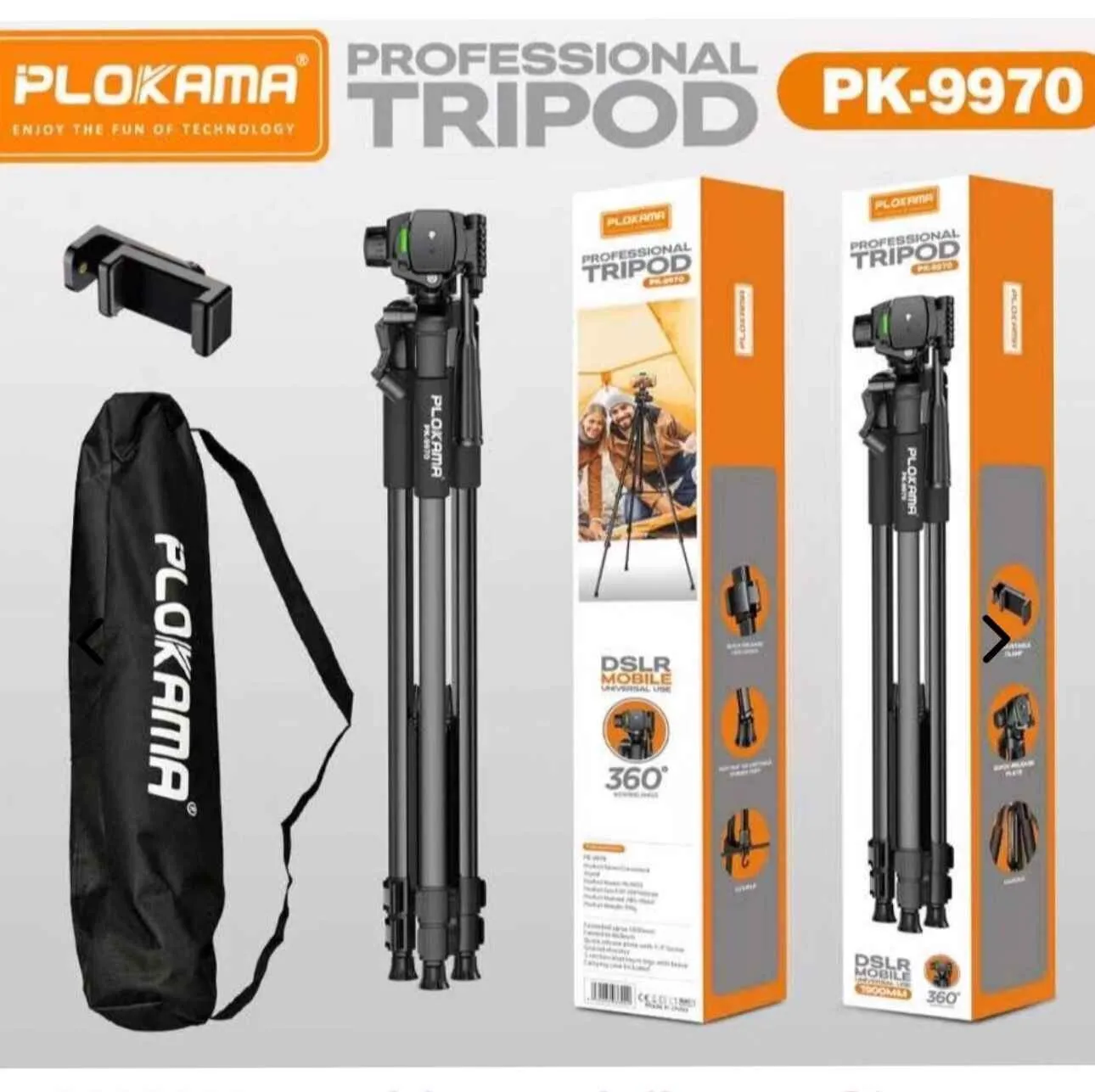 Sturdy Plokama PK9970 Tripod for Photography and Video