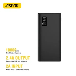 Aspor Power Bank A330 - Battery Capacity Display