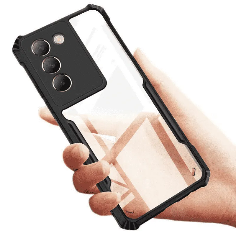 Shockproof slim back cover for Vivo Y100.