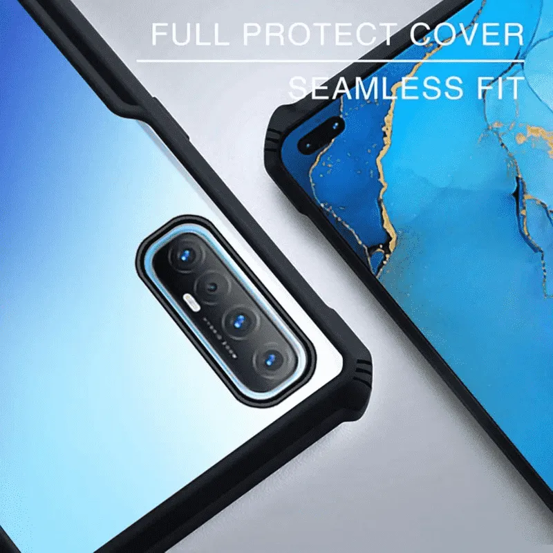 Shockproof and slim back cover for Reno 3 Pro.