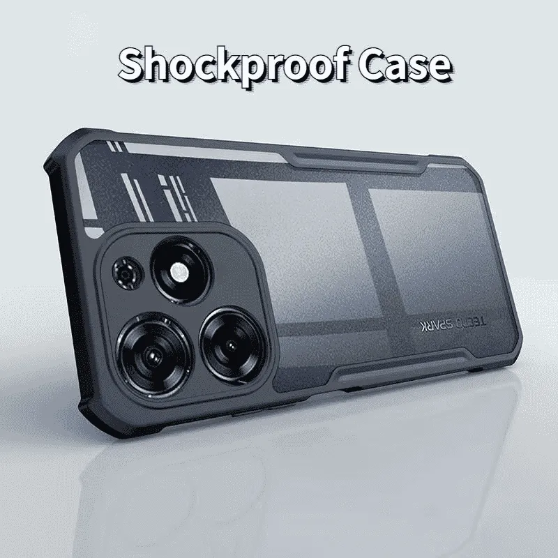 Infinix Hot 40i and Spark 20C Shockproof Back Cover