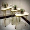 Modern Compact Coffee Table Trio