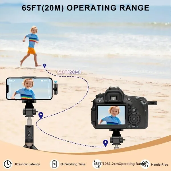 K8/K9 Wireless Microphone for Public Speaking and Content Creation