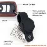 Apple Airtags Keychain Case with Protective Ring Holder