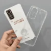 Xiaomi Redmi Note 11 Transparent Soft Silicone Case