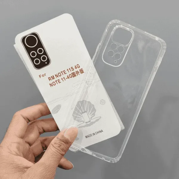 Xiaomi Redmi Note 11 Transparent Soft Silicone Case