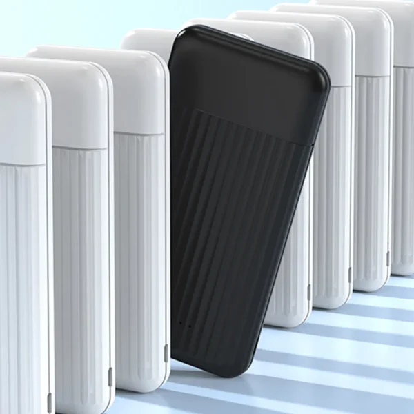 Aspor A323 10000mAh Power Bank Dual USB Portable Mobile Phone Powerbank 2.4A Output: