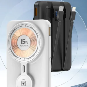 Aspor A328 Magnetic Travel Charger with LCD Display