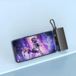 Aspor A352 ultra-thin 5000mAh power bank with built-in cable