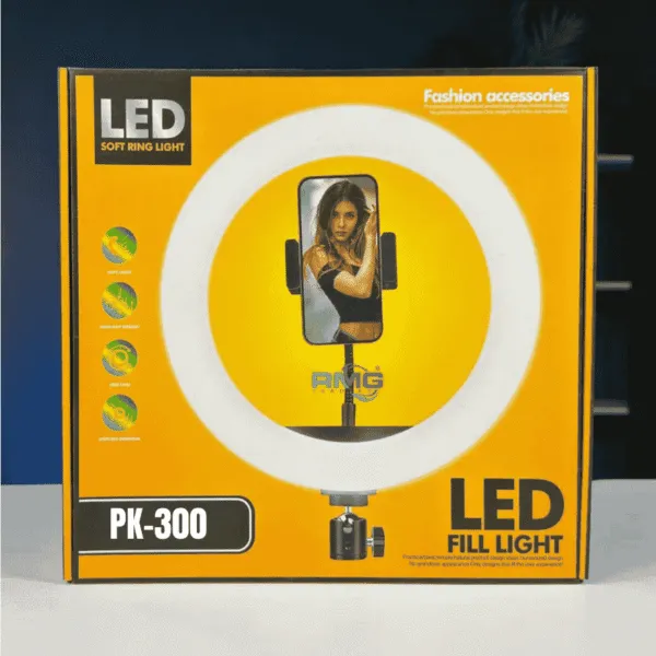 PK-300 ring light with tripod stand