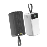 ASPOR 50000mAh external battery pack with built-in cable